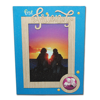 "Best Friend  Wooden Photo Frame -6019-001 - Click here to View more details about this Product